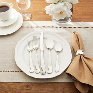 Ginkgo International LaMer 20-Piece Stainless Steel Flatware Place Setting, Service for 4