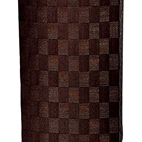 Oriental Furniture 27" Natural Fiber Laundry Hamper - Mocha