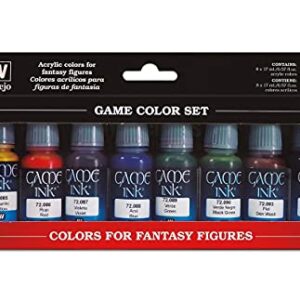 Vallejo Game Ink Paint Set (8 Color) Paint