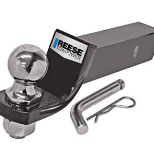 Reese 21536 Drawbar 2 Inch Square and Ballmount Towing 2 Inch Starter Kit, Black