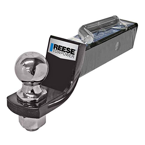 Reese 21536 Drawbar 2 Inch Square and Ballmount Towing 2 Inch Starter Kit, Black