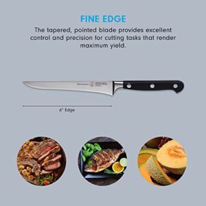 Messermeister Meridian Elite 6” Flexible Boning Knife - Fine German Steel Alloy Blade - Rust Resistant & Easy to Maintain