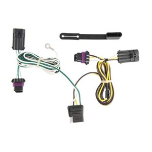 curt 56116 vehicle-side custom 4-pin trailer wiring harness, fits select chevrolet impala