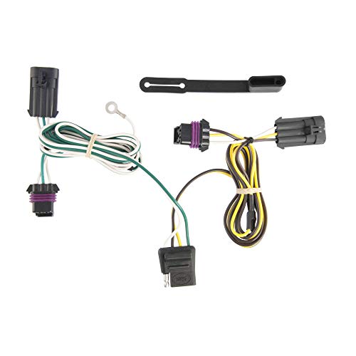 CURT 56116 Vehicle-Side Custom 4-Pin Trailer Wiring Harness, Fits Select Chevrolet Impala