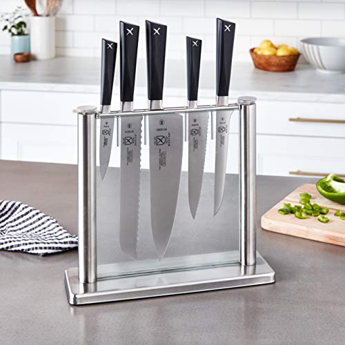 Mercer Culinary Züm 6-Piece Forged Block Set, Stainless Steel/Glass