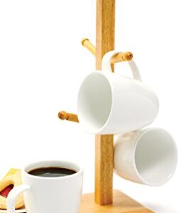 Norpro 7489 Wood Mug Rack