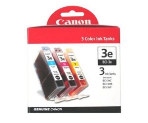 canon bci-3e color ink tank for the bc-31e inkjet cartridge – 3 pack cyan/magenta/yellow-4480a263