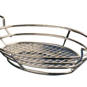 American Metalcraft BSKC118 Baskets, 14.875" Length x 8.125" Width, Silver