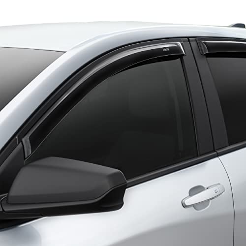 Auto Ventshade [AVS] Ventvisor / Rain Guards | Outside Mount, Smoke Color, 4 pc | 94744 | Fits 2003 - 2008 Honda Pilot