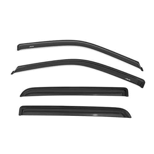 Auto Ventshade [AVS] Ventvisor / Rain Guards | Outside Mount, Smoke Color, 4 pc | 94744 | Fits 2003 - 2008 Honda Pilot