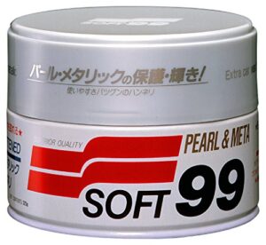 soft99 japan wax new for pearl & metallic color paint 320g #00027