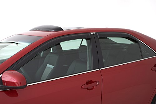 Auto Ventshade [AVS] Ventvisor / Rain Guards | Smoke Color, 4 pc | 94455 | Fits 2003 - 2008 Pontiac Vibe/Toyota Matrix