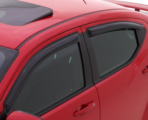 Auto Ventshade [AVS] Ventvisor / Rain Guards | Smoke Color, 4 pc | 94455 | Fits 2003 - 2008 Pontiac Vibe/Toyota Matrix