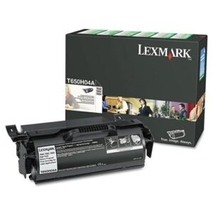 original lexmark t650h04a 25000 yield black toner cartridge – retail