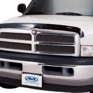 Auto Ventshade [AVS] Hood Shield Bugflector | Medium Profile, Smoke Color | 23148 | Fits 1994 - 2001 Dodge RAM 1500, 1994 - 2002 Dodge RAM 2500/3500