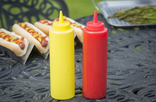 TableCraft Nostalgia 2-Piece Ketchup and Mustard Dispenser Set, 12-Ounce