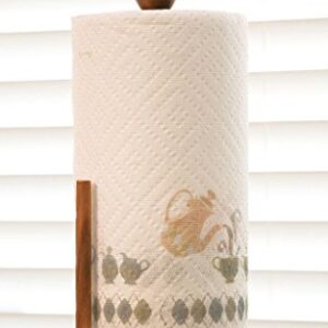Lipper International 1138 Acacia Wood Standing Paper Towel Holder, 7-1/8" x 14-1/4"