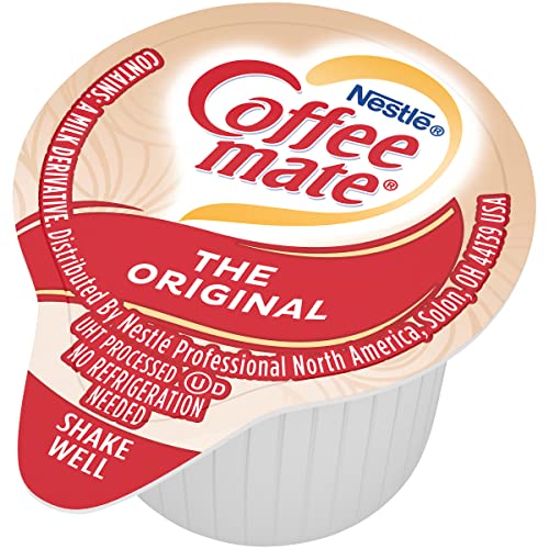 Nestle Coffee mate Coffee Creamer, Original, Liquid Creamer Singles, Non Dairy, No Refrigeration, Box of 180