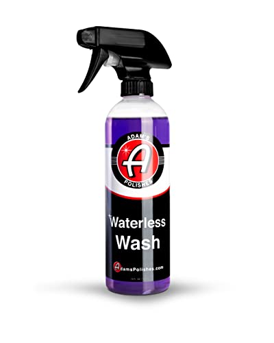 Adam's Waterless Wash (16oz) - Car Cleaning Car Wash Spray for Car Detailing | Safe Ultra Slick Lubricating Formula for Car, Boat, Motorcycle, RV | No Garden Hose, Wash Soap, or Foam Cannon Needed