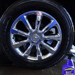 SuperClean Foaming All Wheel Cleaner Safe for All Wheels and Rims Brake Dust Cleaner Grime Eliminator