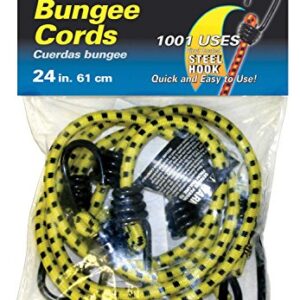 Keeper - 24” Bungee Cord, 3 Pack - UV and Weather-Resistant