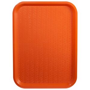 winco fast food tray, 14-inch by 18-inch, orange