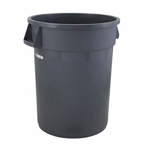 winco trash can, 32-gallon, gray