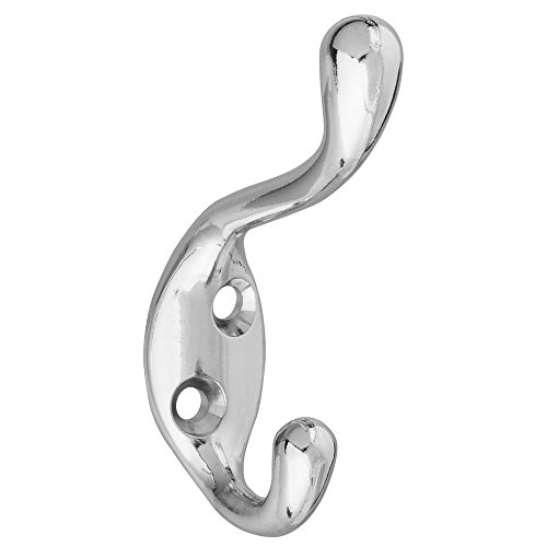 National Hardware N248-237 V166 Heavy Duty Coat and Hat Hook in Nickel