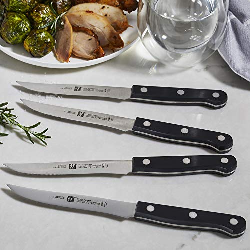 ZWILLING Steak Knife Set, 4 pc, black