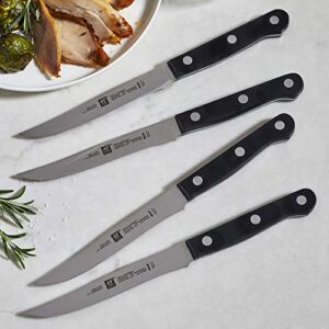 ZWILLING Steak Knife Set, 4 pc, black