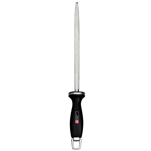 ZWILLING Accessories Sharpening Steel, 10-inch, Black/Stainless Steel