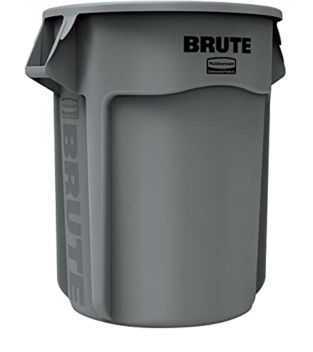 Rubbermaid FG265500GRAY Utility Container, 55 gal, Gray