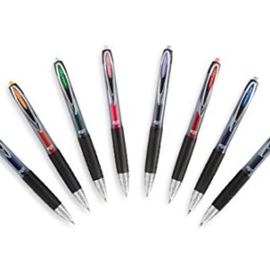 uniball Gel Pens, 207 Signo Gel with 0.5mm Micro Point, 12 Count, Black Pens are Fraud Proof