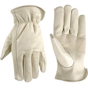 wells lamont mens 1130 work gloves, white, large pack of 1 us
