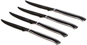 arcos mesa steak set, 4 inches, silver