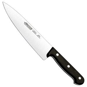 arcos universal chef’s knife, 8 inch, black