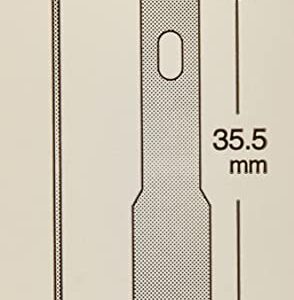 OLFA 8mm Chisel Art Knife Blade Set, 5 Blades (KB4-F/5) - Precision Hobby Craft Knife Replacement Chisel Blade Kit for Plastic, Wood, Film, Fits Most 8mm Art Knives