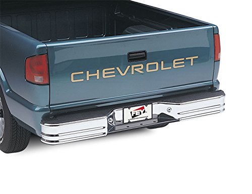 Fey 21002 SureStep Universal Chrome Replacement Rear Bumper (Requires Fey vehicle specific mounting kit sold separately)