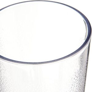 CFS 55268107 Stackable ShatterResistant Plastic Tumbler, 8 oz., Clear (Pack of 6)