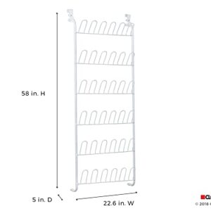 ClosetMaid 8040 18-Pair Over-the-Door Shoe Rack