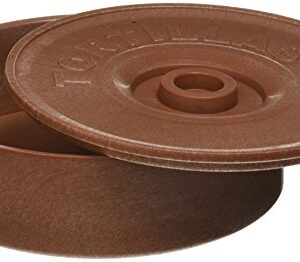 Winco PTW-8 8-1/2-Inch Diameter Tortilla Warmer, 2-5/8-Inch Height,Brown,Medium