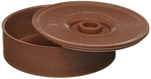 Winco PTW-8 8-1/2-Inch Diameter Tortilla Warmer, 2-5/8-Inch Height,Brown,Medium