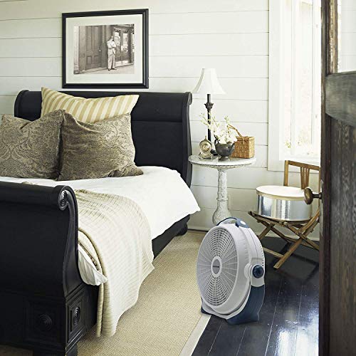 Lasko 3300 Wind Machine Air Circulator Portable High Velocity Floor Fans, for Indoor Home Cooling Breezes and, White Noise in Bedroom