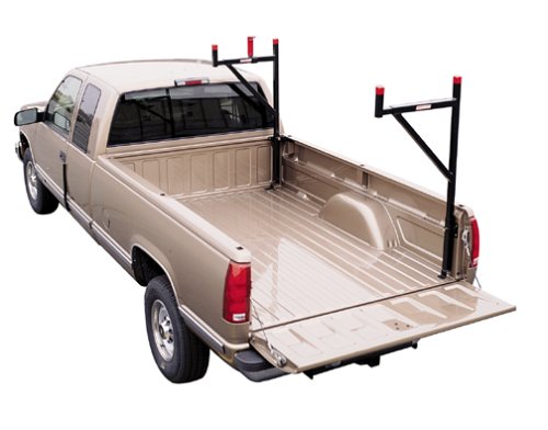 Weather Guard Truck Ladder Rack, Steel, 23 x3x57, Blk/Red