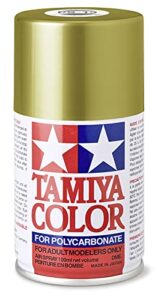 tamiya 86013 ps-13 gold spray paint, 100ml spray can