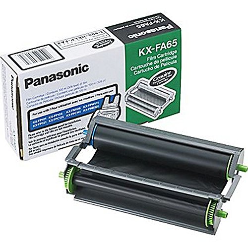 Panasonic KX-FA65 KX-FHD301 Panafax KX-FM106 FP101 105 121 FPC135 141 FPW111 Film Cartridge in Retail Packaging,Black