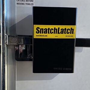 SnatchLatch — Door Lock for Heavy Duty Trailer — Anti Theft Device — for use with CAM BAR Style Latch ONLY — Utility Trailers, Locks for Trailers