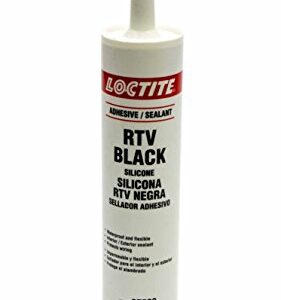 Loctite Sealant, Black RTV, Silicone, 300 ml Cartridge, Each