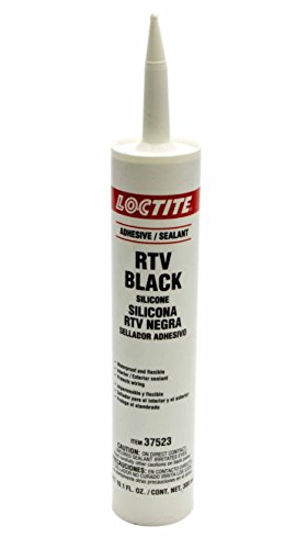 Loctite Sealant, Black RTV, Silicone, 300 ml Cartridge, Each