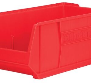 Akro-Mils 30293 Super-Size AkroBin Heavy Duty Stackable Storage Bin Plastic Container, (30-Inch L x 16-Inch W x 11-Inch H), Red, (1-Pack)